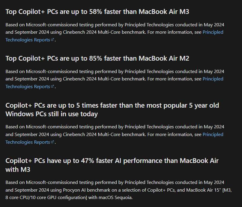 微軟最新廣告稱最強 Copilot+ PC 比 Mac 還快 58%,結果被網友狂打臉 - 電腦王阿達 微軟最新廣告稱最強 Copilot+ PC 比 Mac 還快 58%,結果被網友狂打臉 - 電腦王阿達