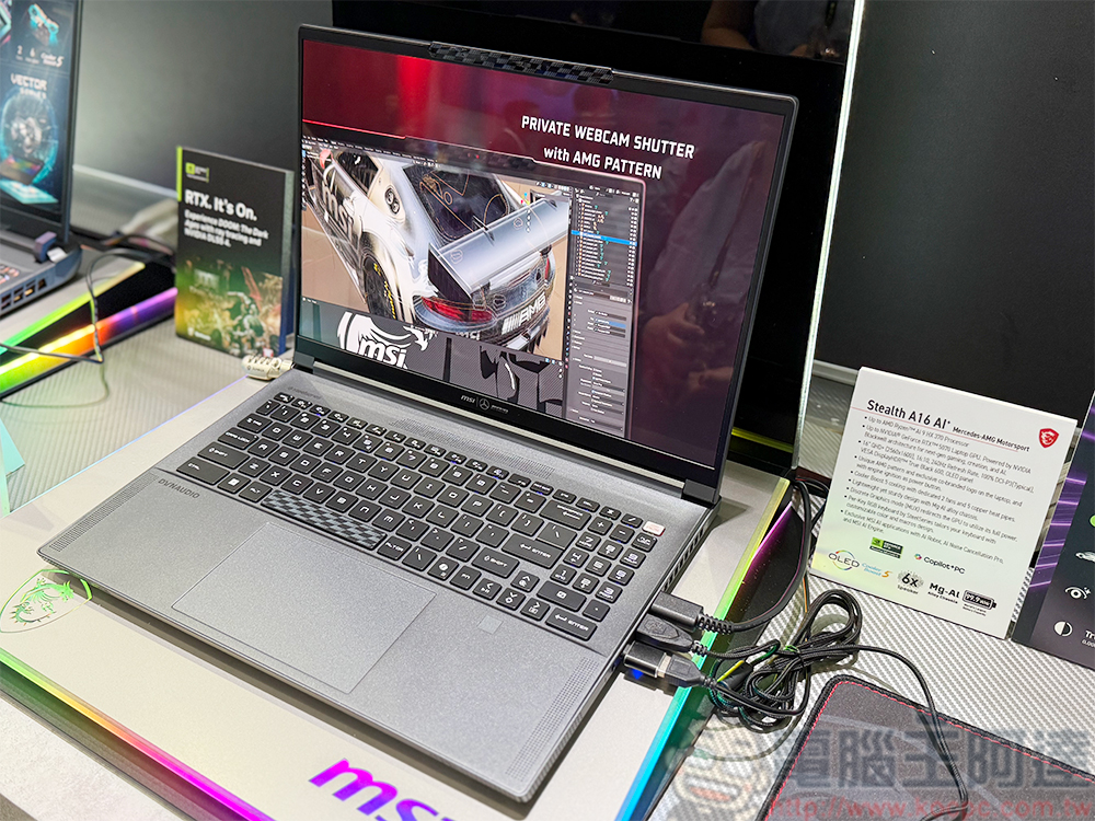 【COMPUTEX 2025】MSI 新品推出,日本匠心漆藝、AMG 聯名筆電與再進化電競掌機亮相 - 電腦王阿達 【COMPUTEX 2025】MSI 新品推出,日本匠心漆藝、AMG 聯名筆電與再進化電競掌機亮相 - 電腦王阿達