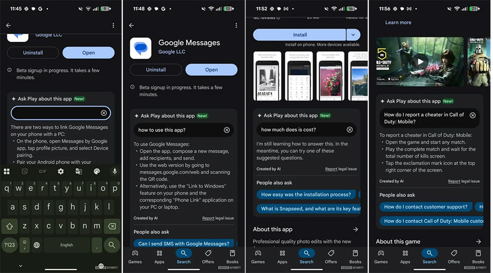 Google Play 商店接下來會用 AI 回答關於應用程式的提問 - 電腦王阿達 Google Play 商店 AI 總結