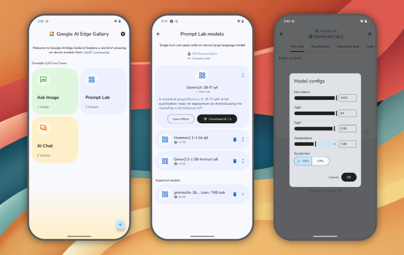 Google AI Edge 讓 Android 本地運行 Google 語言模型,還支援圖片辨識功能 - 電腦王阿達 Google AI Edge 讓 Android 本地運行 Google 語言模型,還支援圖片辨識功能 - 電腦王阿達