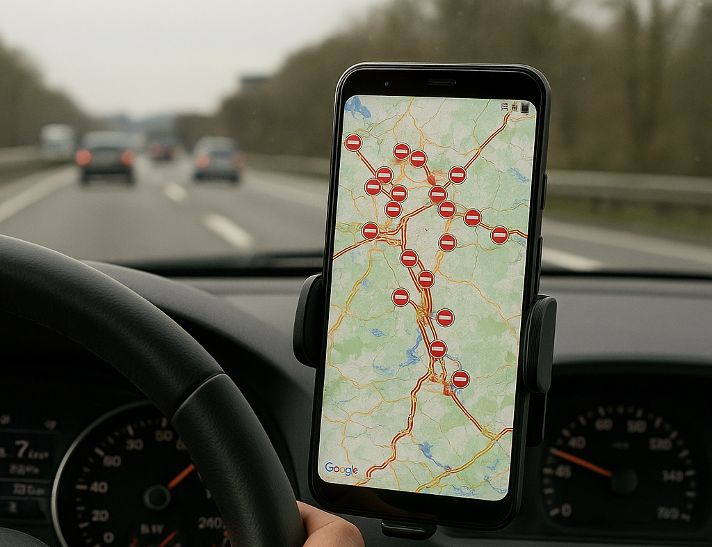Google 地圖誤報德國高速公路大規模封路,造成當地嚴重交通混亂 - 電腦王阿達 Google 地圖誤報德國高速公路大規模封路,造成當地嚴重交通混亂 - 電腦王阿達