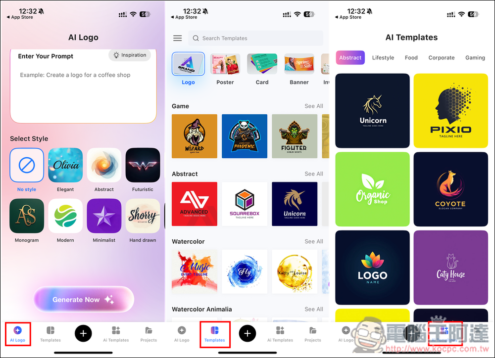 AI Logo 生成和海報製作終身版限免!「Icon Maker, Edit & Design pro」提供數千個模板 - 電腦王阿達 AI Logo 生成和海報製作終身版限免!「Icon Maker, Edit & Design pro」提供數千個模板 - 電腦王阿達