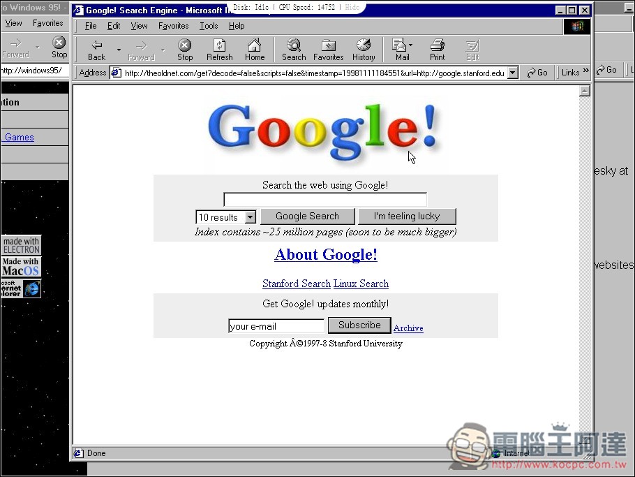 免重灌!這款免費工具讓你輕鬆回味 Windows 95,連上網都支援 - 電腦王阿達 免重灌!這款免費工具讓你輕鬆回味 Windows 95,連上網都支援 - 電腦王阿達