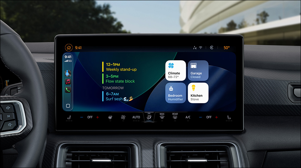 Apple CarPlay 大進化!iOS 26 帶來小工具、動態資訊與全新視覺設計 - 電腦王阿達 CarPlay