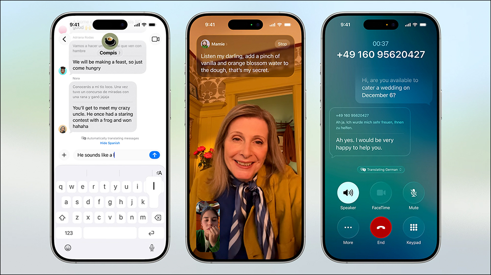 不會外語也能順暢翻譯聊天!Apple 推出 Live Translation 即時翻譯,整合訊息、電話、FaceTime ,跨語言溝通從此無障礙 - 電腦王阿達 不會外語也能順暢翻譯聊天!Apple 推出 Live Translation 即時翻譯,整合訊息、電話、FaceTime ,跨語言溝通從此無障礙 - 電腦王阿達
