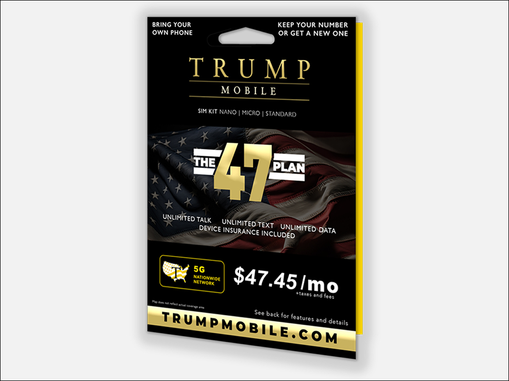 川普也來賣手機!Trump Mobile T1 主打美國製造、金色外觀、搭配 The 47 Plan 月租方案 - 電腦王阿達 Trump Phone T1