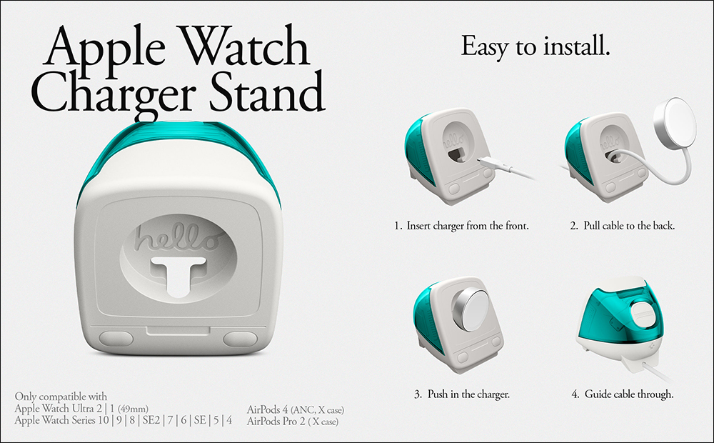 把 iMac G3 縮小變成 Apple Watch 充電座?Spigen 最新力作 C1 Stand 超欠買! - 電腦王阿達 iMac G3