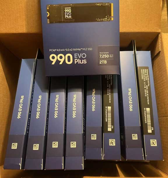 這也太幸運,國外網友只付約 NT$4,300 就收到 9 個 2TB 三星 990 Evo Plus SSD - 電腦王阿達 這也太幸運,國外網友只付約 NT$4,300 就收到 9 個 2TB 三星 990 Evo Plus SSD - 電腦王阿達