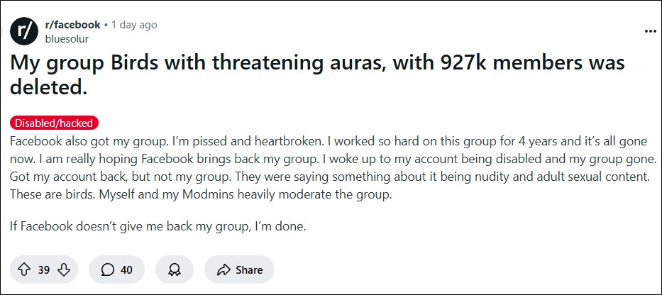 大量臉書社團無預警遭Meta封鎖,大規模停權疑是AI出包 - 電腦王阿達 大量臉書社團無預警遭Meta封鎖,大規模停權疑是AI出包 - 電腦王阿達