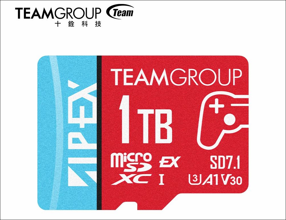 TEAMGROUP 推出支援Switch 2 的 APEX SD7.1 MicroSD Express 高速記憶卡 - 電腦王阿達 TEAMGROUP 推出支援Switch 2 的 APEX SD7.1 MicroSD Express 高速記憶卡 - 電腦王阿達