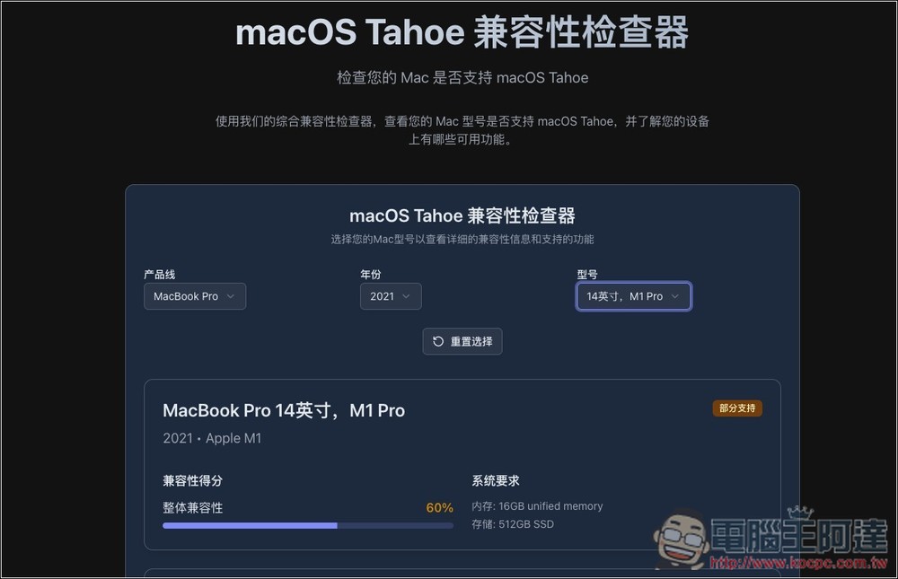 「macOS Tahoe 指南」一站檢查你的 Mac 升級後是否能使用所有新功能,相容性有多少 - 電腦王阿達 「macOS Tahoe 指南」一站檢查你的 Mac 升級後是否能使用所有新功能,相容性有多少 - 電腦王阿達