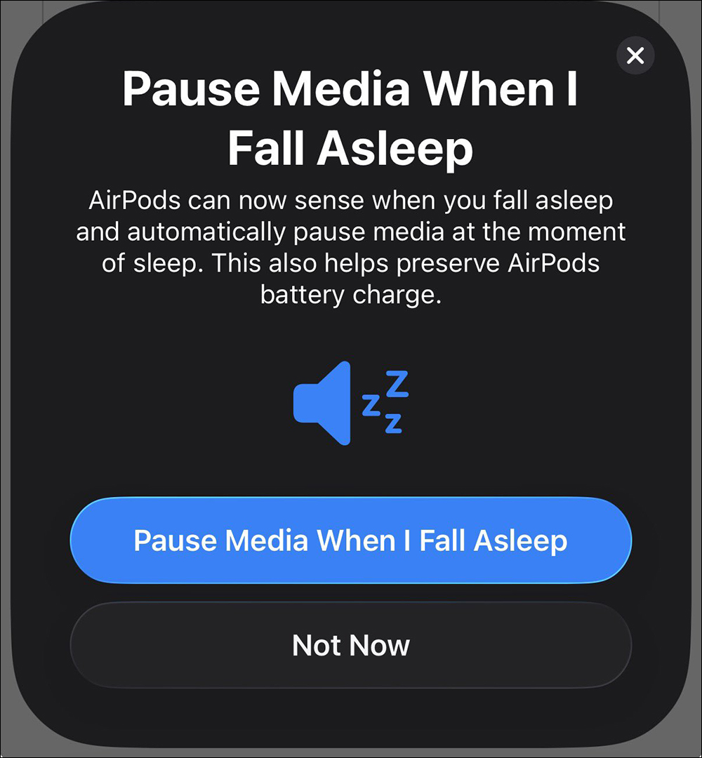 iOS 26 加入「睡著後自動暫停」功能,喜歡睡前戴 AirPods、Beats 耳機聽音樂或 Podcast 的人有福了 - 電腦王阿達 iOS 26