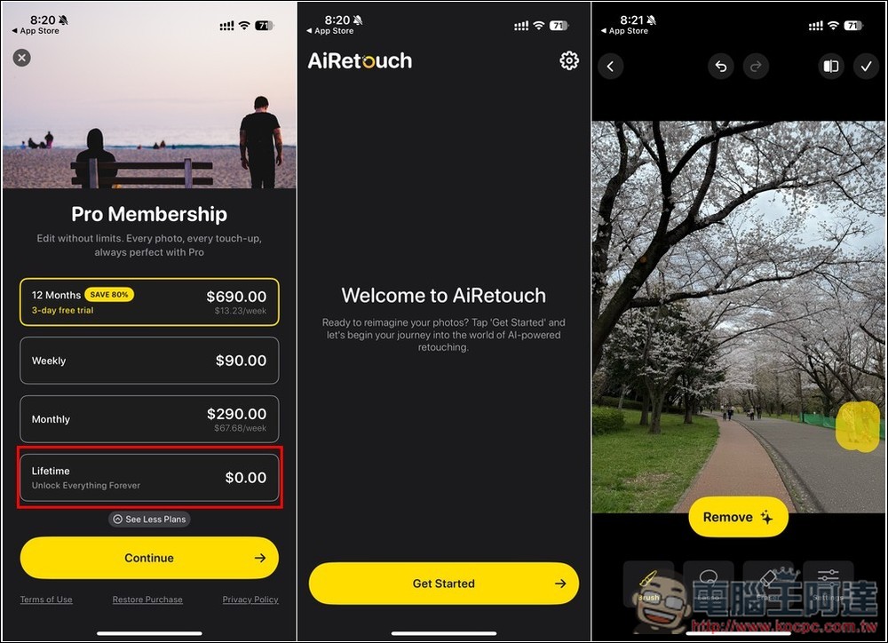 超高評分 AI Magic Eraser: AiRetouch!透過 AI 一鍵去除照片上的路人、多餘物件 - 電腦王阿達 超高評分 AI Magic Eraser: AiRetouch!透過 AI 一鍵去除照片上的路人、多餘物件 - 電腦王阿達