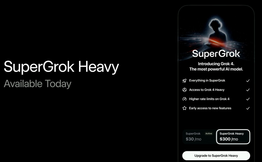 xAI 正式發表 Grok 4 模型,各項成績都贏過 OpenAI 和 Google,並推每月 300 美元訂閱方案 - 電腦王阿達 xAI 正式發表 Grok 4 模型,各項成績都贏過 OpenAI 和 Google,並推每月 300 美元訂閱方案 - 電腦王阿達