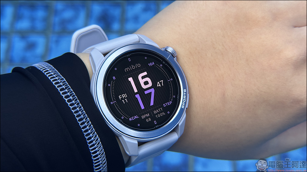Mibro GS Active2 GPS 智慧運動手錶開箱|雙頻定位+5ATM 防水超給力!還支援 LINE 語音通話 - 電腦王阿達 Mibro GS Active2
