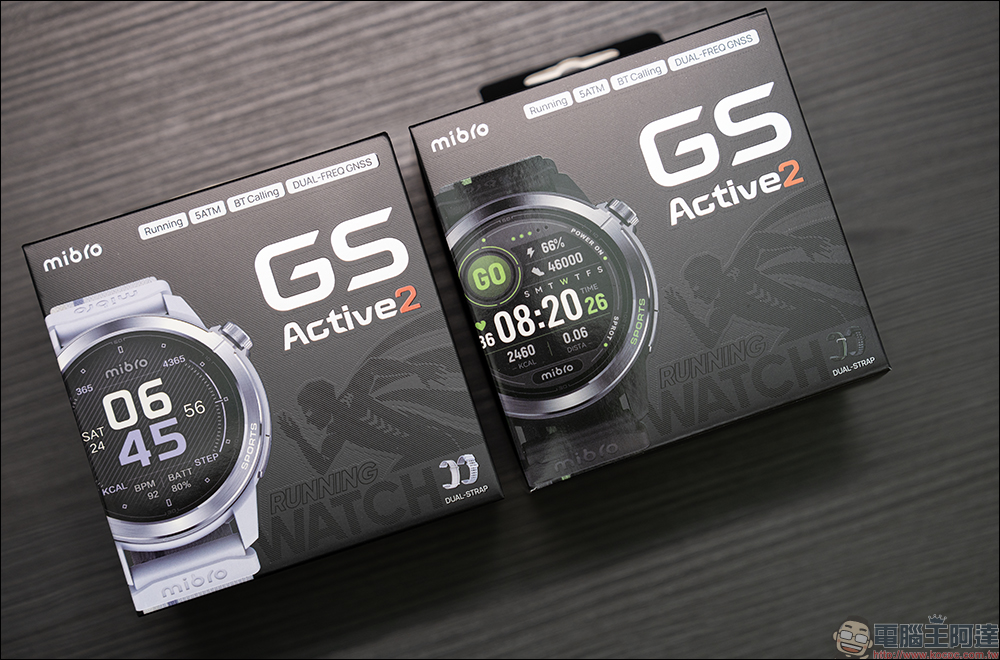 Mibro GS Active2 GPS 智慧運動手錶開箱|雙頻定位+5ATM 防水超給力!還支援 LINE 語音通話 - 電腦王阿達 Mibro GS Active2