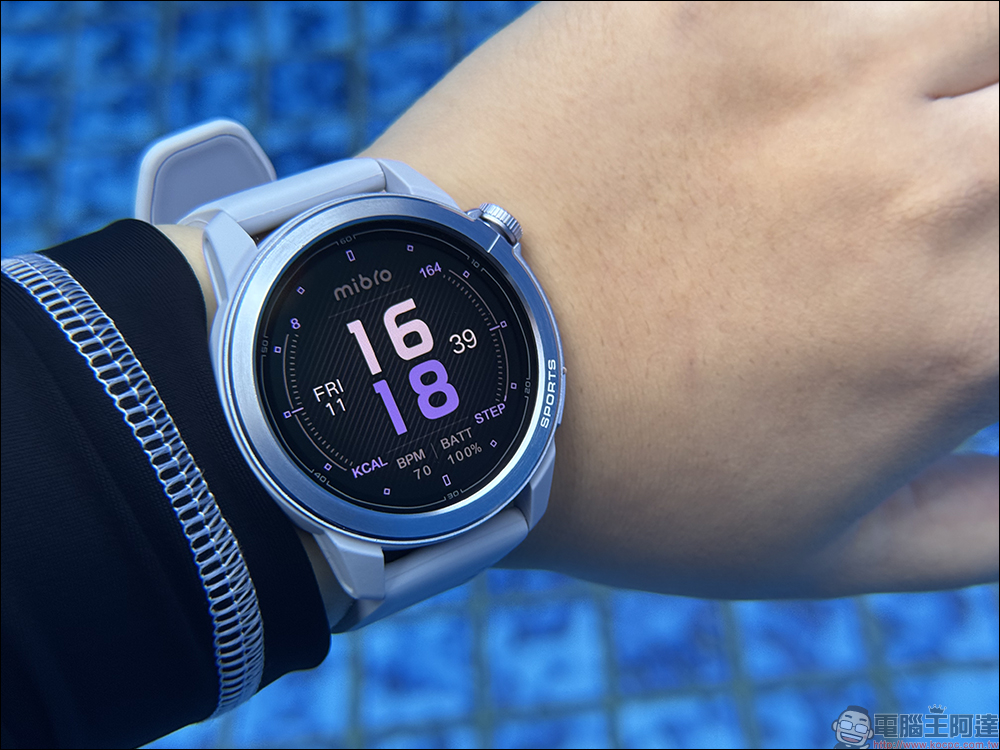 Mibro GS Active2 GPS 智慧運動手錶開箱|雙頻定位+5ATM 防水超給力!還支援 LINE 語音通話 - 電腦王阿達 Mibro GS Active2