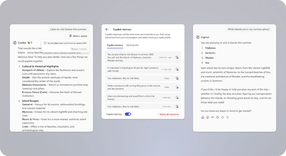 Microsoft 365 獲得新功能「Copilot Memory 」,AI 讓你的工作更高效、個人化 - 電腦王阿達 Microsoft 365 獲得新功能「Copilot Memory 」,AI 讓你的工作更高效、個人化 - 電腦王阿達