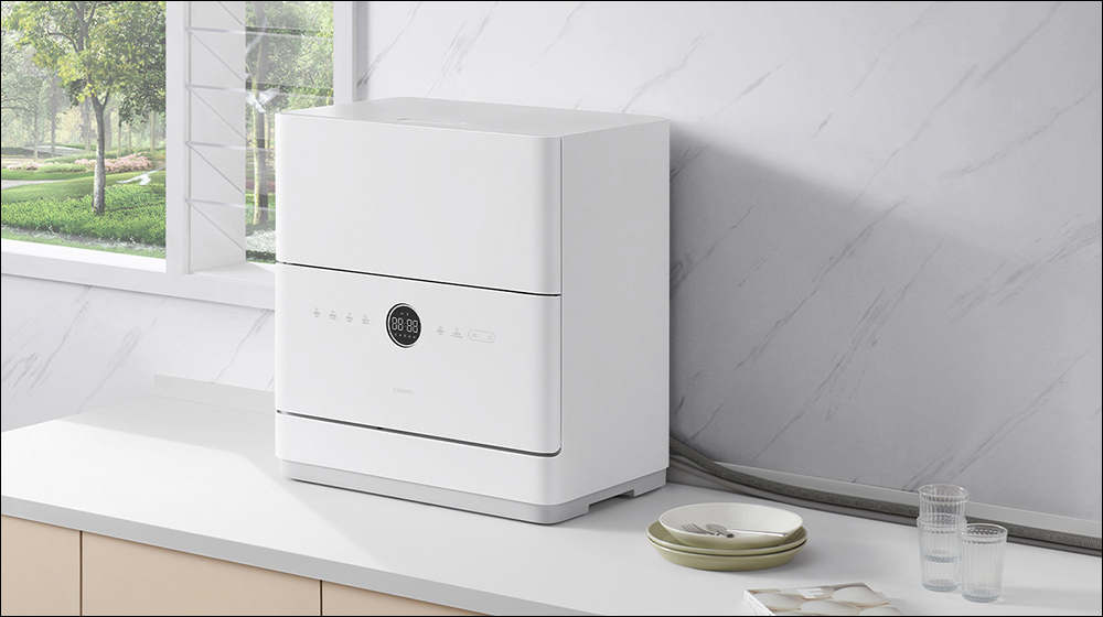 家庭和睦的救星!小米 Xiaomi 桌上型洗碗機將在台開賣:省水省電、UV殺菌、PTC熱風、5 模式 AI 智慧洗超有感 - 電腦王阿達 小米