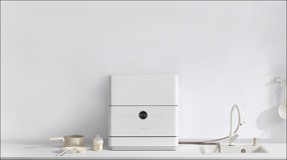 家庭和睦的救星!小米 Xiaomi 桌上型洗碗機將在台開賣:省水省電、UV殺菌、PTC熱風、5 模式 AI 智慧洗超有感 - 電腦王阿達 小米