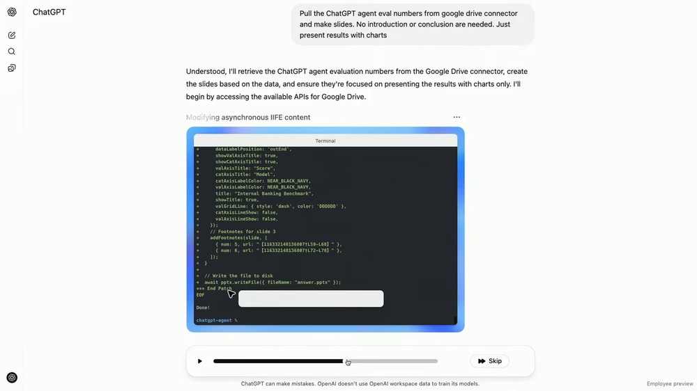 OpenAI 推出「ChatGPT agent」,透過虛擬電腦讓 AI 自動完成簡報、試算表、研究等各種你要求的工作任務 - 電腦王阿達 OpenAI 推出「ChatGPT agent」,透過虛擬電腦讓 AI 自動完成簡報、試算表、研究等各種你要求的工作任務 - 電腦王阿達