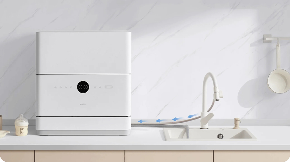 家庭和睦的救星!小米 Xiaomi 桌上型洗碗機將在台開賣:省水省電、UV殺菌、PTC熱風、5 模式 AI 智慧洗超有感 - 電腦王阿達 小米