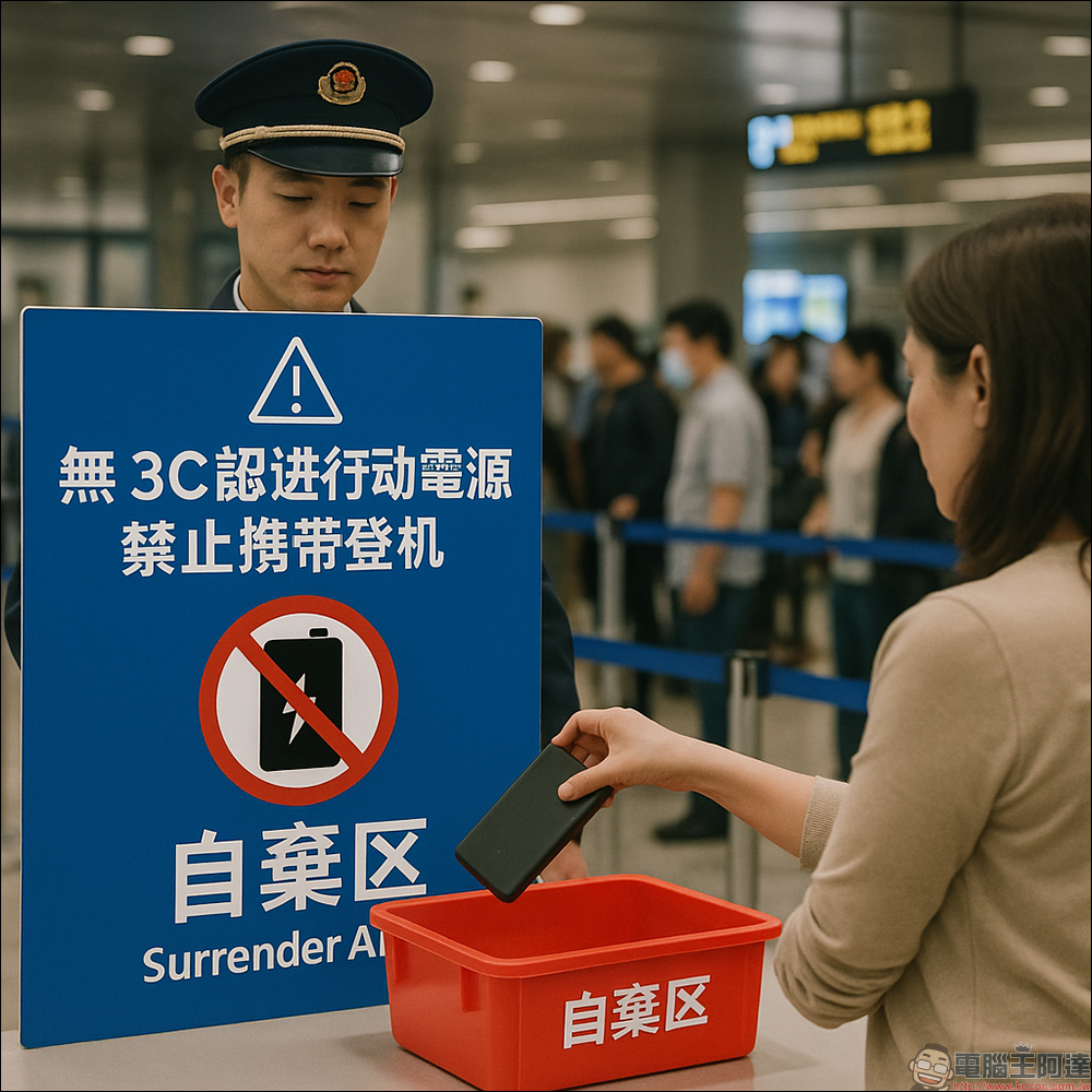 因行動電源沒3C標示無法帶上飛機,中國男子怒砸行動電源導致起火被行政拘留5天 - 電腦王阿達 行動電源