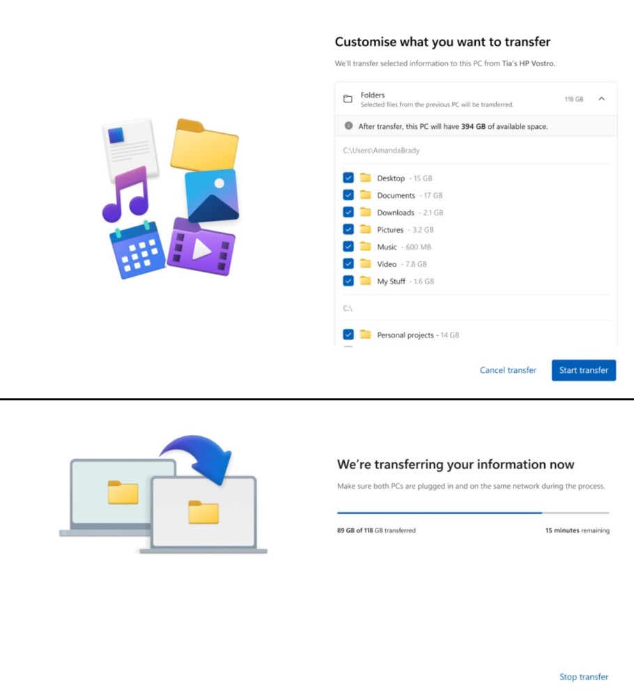 微軟確認推出一鍵將舊電腦資料轉移到 Windows 11 新電腦的工具,這些是能轉移和不能轉移的內容 - 電腦王阿達 微軟確認推出一鍵將舊電腦資料轉移到 Windows 11 新電腦的工具,這些是能轉移和不能轉移的內容 - 電腦王阿達