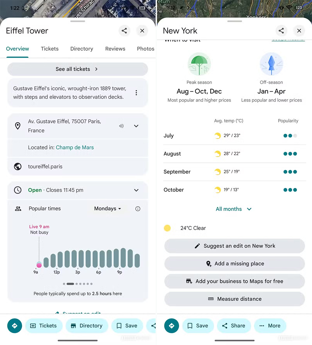 Google 正在重新設計地圖中地點資訊的顯示方式 - 電腦王阿達 Google 正在重新設計地圖中地點資訊的顯示方式 - 電腦王阿達