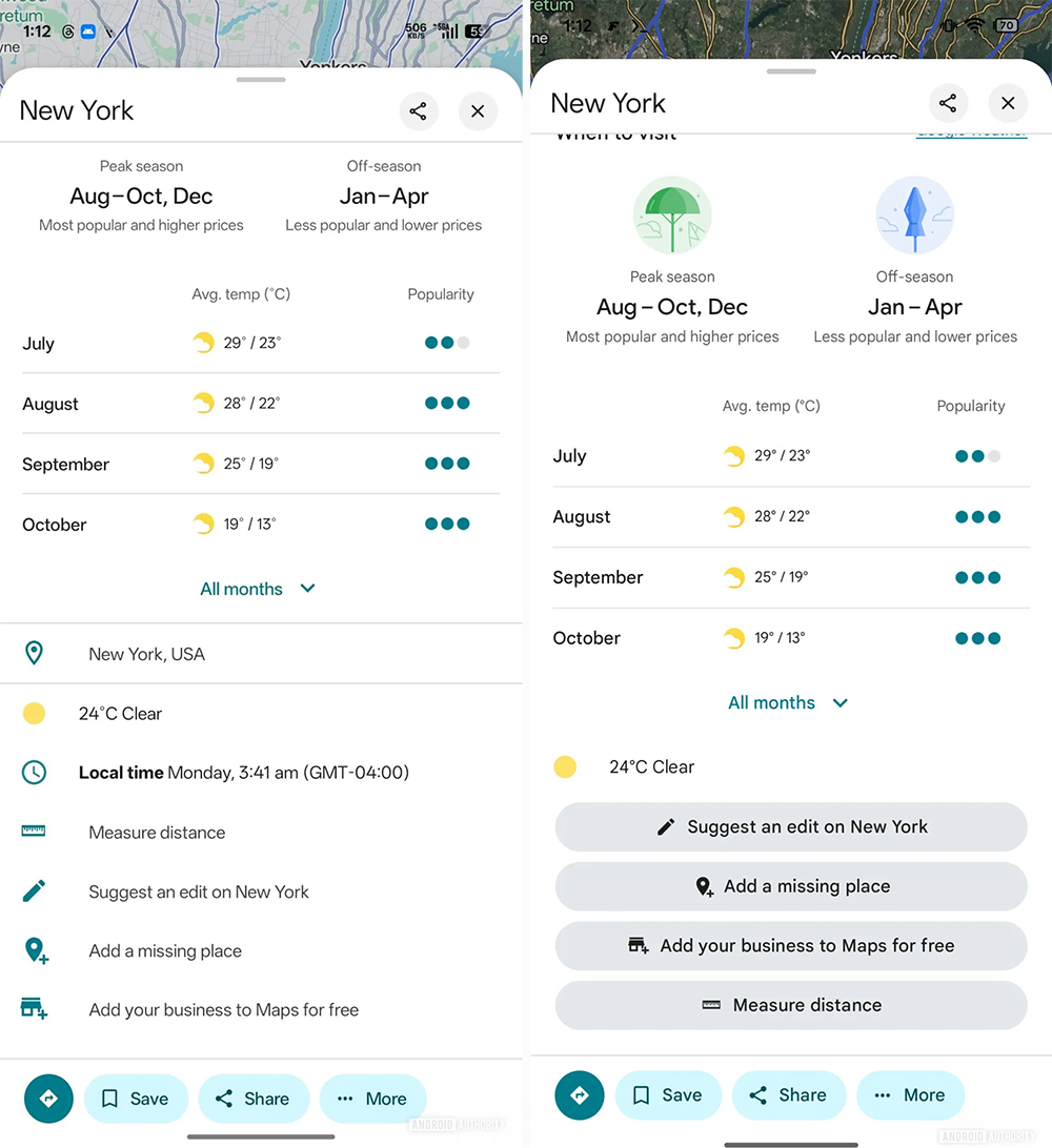 Google 正在重新設計地圖中地點資訊的顯示方式 - 電腦王阿達 Google 正在重新設計地圖中地點資訊的顯示方式 - 電腦王阿達