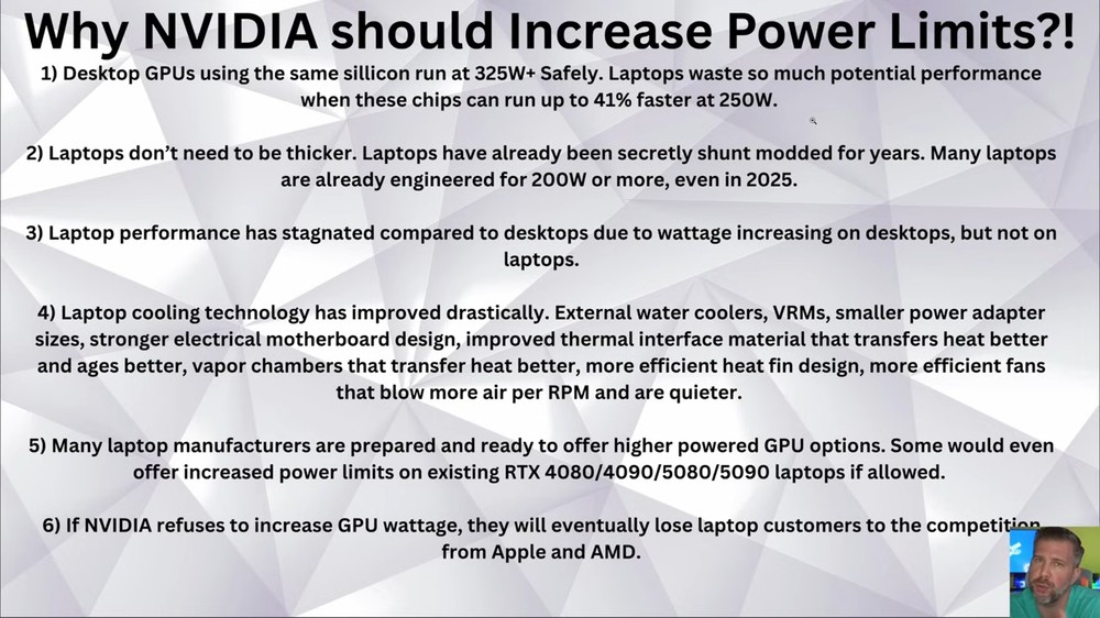 RTX 5090 筆電顯卡改裝後效能提升達 40%,不過功耗從 175W 增加到 250W - 電腦王阿達 RTX 5090 筆電顯卡改裝後效能提升達 40%,不過功耗從 175W 增加到 250W - 電腦王阿達