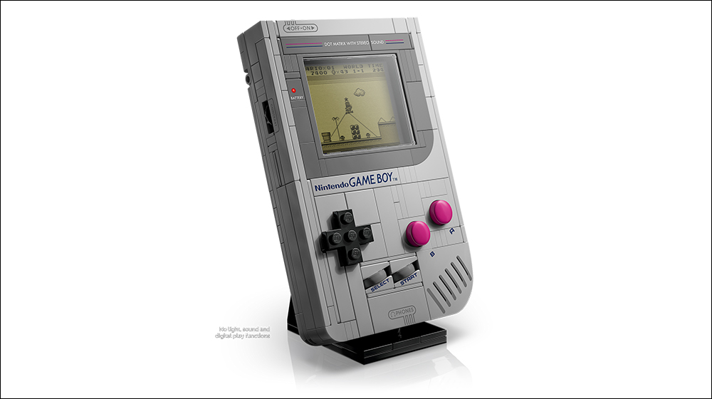 LEGO 72046 Game Boy 積木模型登場!1:1 比例還原任天堂經典掌機,插卡片重溫童年回憶 - 電腦王阿達 LEGO