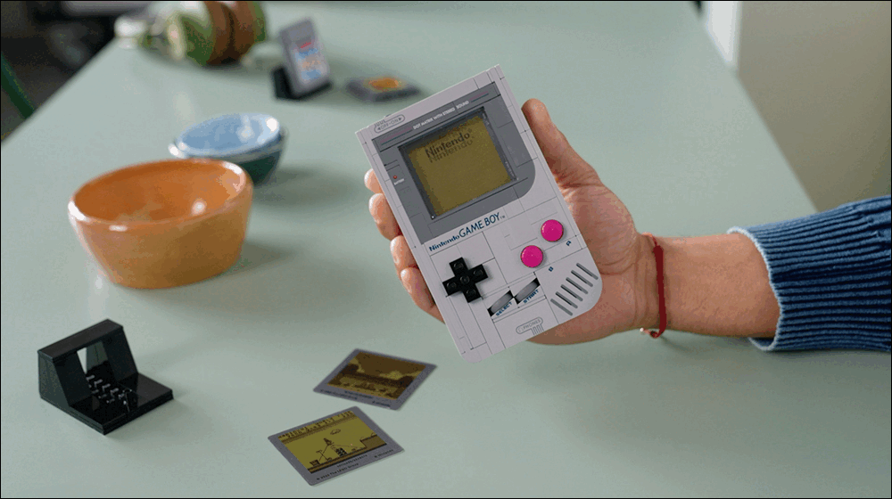LEGO 72046 Game Boy 積木模型登場!1:1 比例還原任天堂經典掌機,插卡片重溫童年回憶 - 電腦王阿達 LEGO