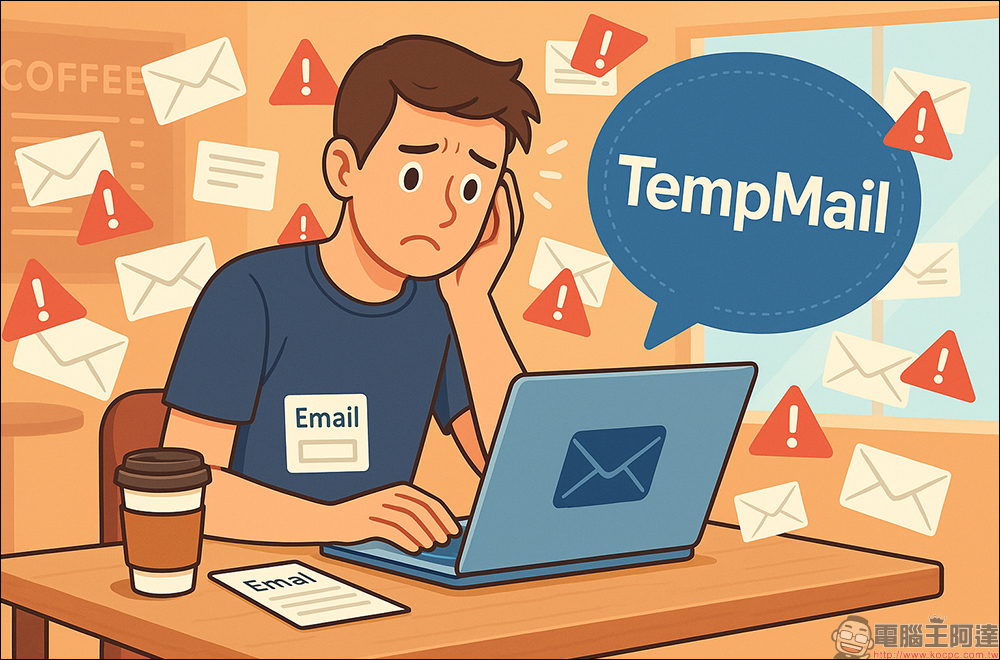 想安心收信不怕被狂寄廣告?Kmail 臨時信箱 24 小時保護你的真實 Email! - 電腦王阿達 臨時信箱