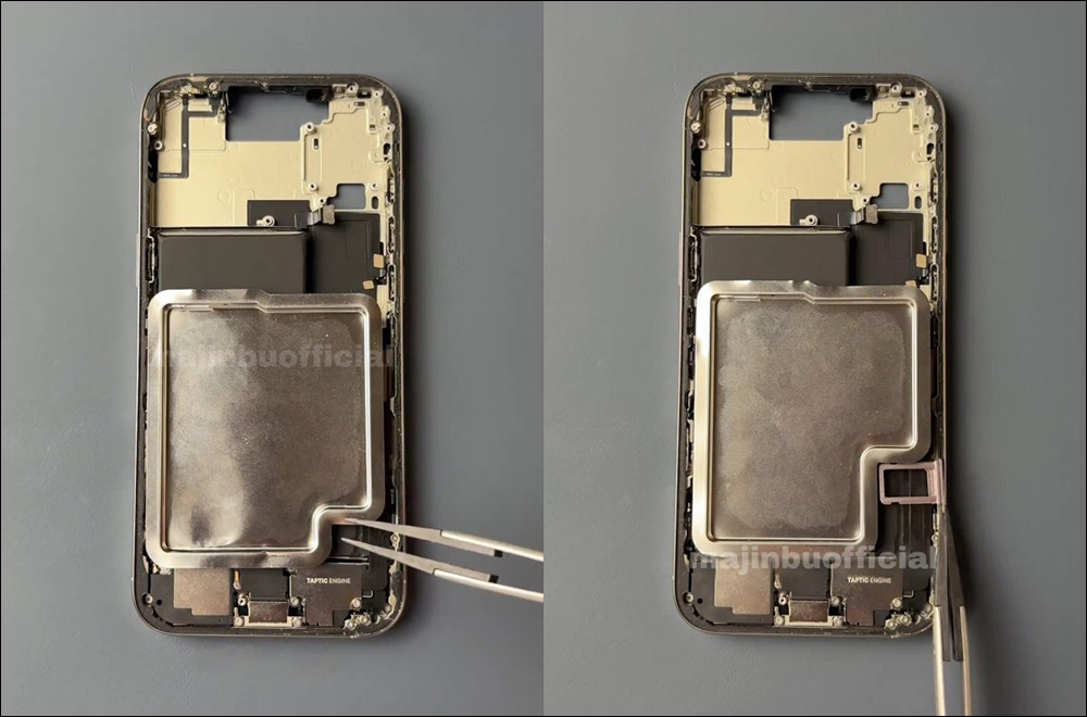 iPhone 17 Pro 電池真實照曝光!L 型鋼殼設計大改版、內部主機板佈局首度橫向重構 - 電腦王阿達 iPhone 17