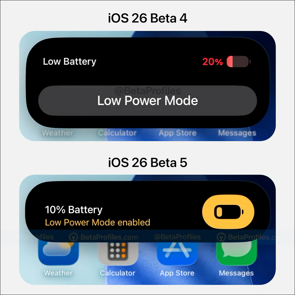 iPhone 快沒電?iOS 26 Beta 5 曝光全新「雷達式紅圈動畫」超可愛提醒 - 電腦王阿達 iOS 26