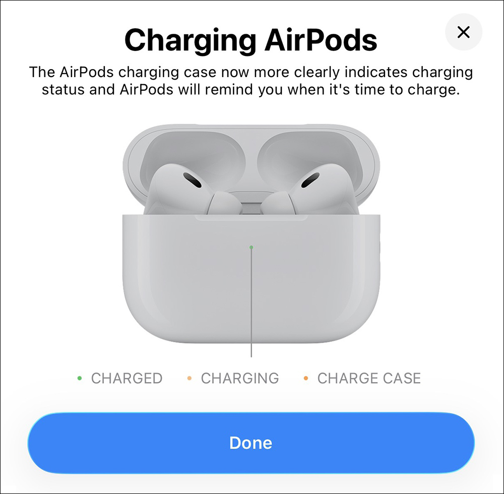 AirPods 用戶注意!iOS 26 更新加入三色燈號讓充電提示更清楚 - 電腦王阿達 AirPods