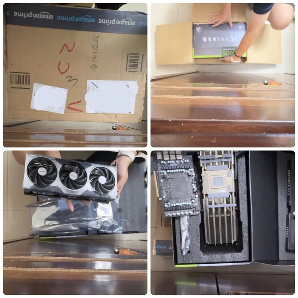 買 Amazon 的 RTX 5090 要小心!網友從官方賣場買全新 MSI RTX 5090 顯卡,結果裡面的 GPU 和 VRAM 都消失 - 電腦王阿達 買 Amazon 的 RTX 5090 要小心!網友從官方賣場買全新 MSI RTX 5090 顯卡,結果裡面的 GPU 和 VRAM 都消失 - 電腦王阿達