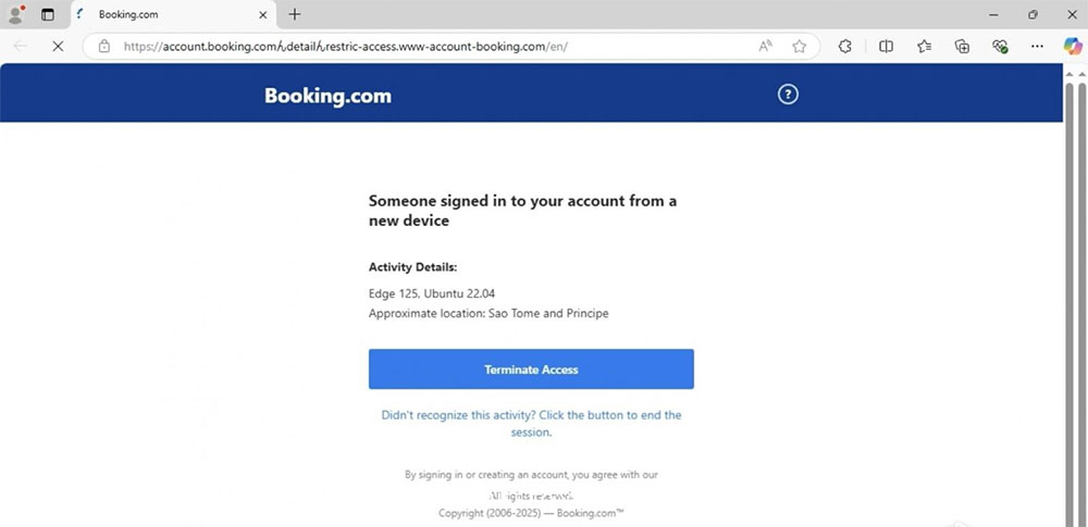 Booking.com 網路釣魚活動正偷摸使用日文「ん」蒙混過關 - 電腦王阿達 Booking.com 網路釣魚活動正偷摸使用日文「ん」蒙混過關 - 電腦王阿達