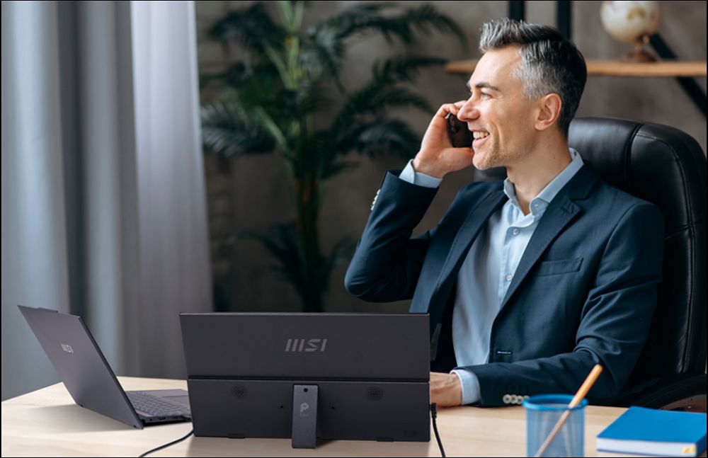 MSI 推出 PRO MP165 E6 便攜顯示器:輕薄好攜帶,行動辦公娛樂超Easy - 電腦王阿達 MSI 推出 PRO MP165 E6 便攜顯示器:輕薄好攜帶,行動辦公娛樂超Easy - 電腦王阿達