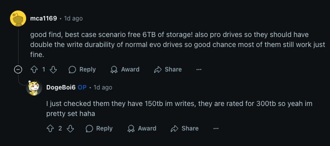 又有一位網友在垃圾場挖到寶!撿到 6 顆 1TB Samsung SSD 拿回去當遊戲庫 - 電腦王阿達 又有一位網友在垃圾場挖到寶!撿到 6 顆 1TB Samsung SSD 拿回去當遊戲庫 - 電腦王阿達
