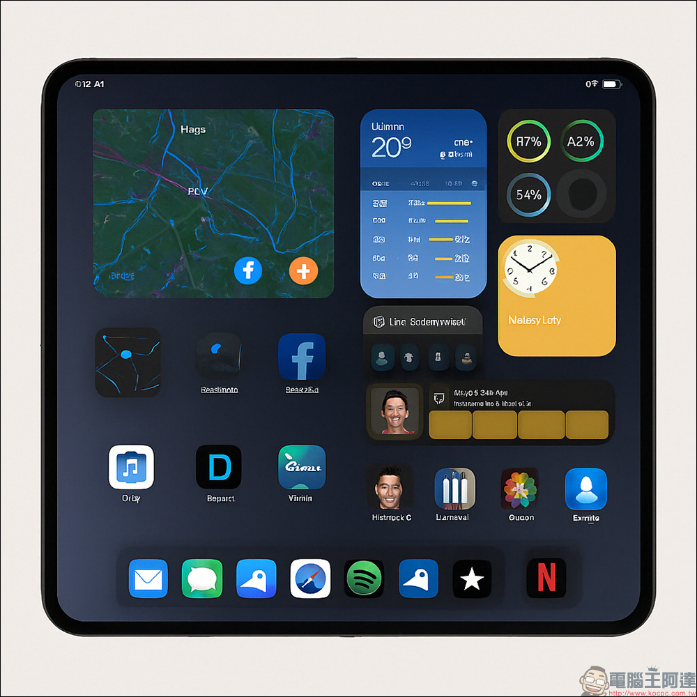 iPhone Fold 傳 2026 年登場!蘋首款全螢幕 iPhone 無瀏海、無動態島,搭載 24MP 螢幕下前鏡頭 - 電腦王阿達 iPhone Fold