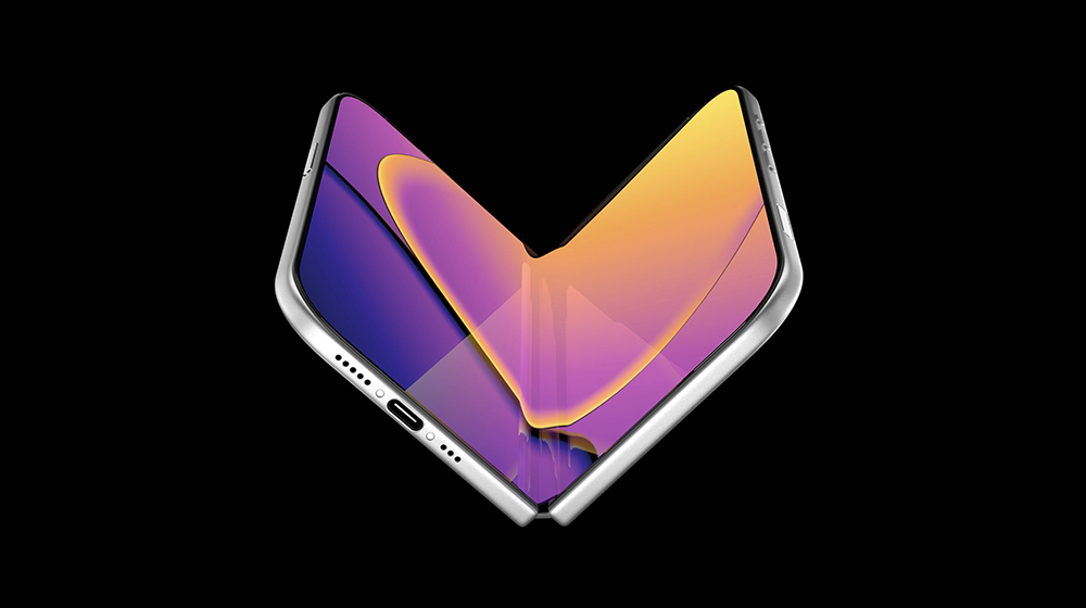 iPhone Fold 傳 2026 年登場!蘋首款全螢幕 iPhone 無瀏海、無動態島,搭載 24MP 螢幕下前鏡頭 - 電腦王阿達 iPhone Fold