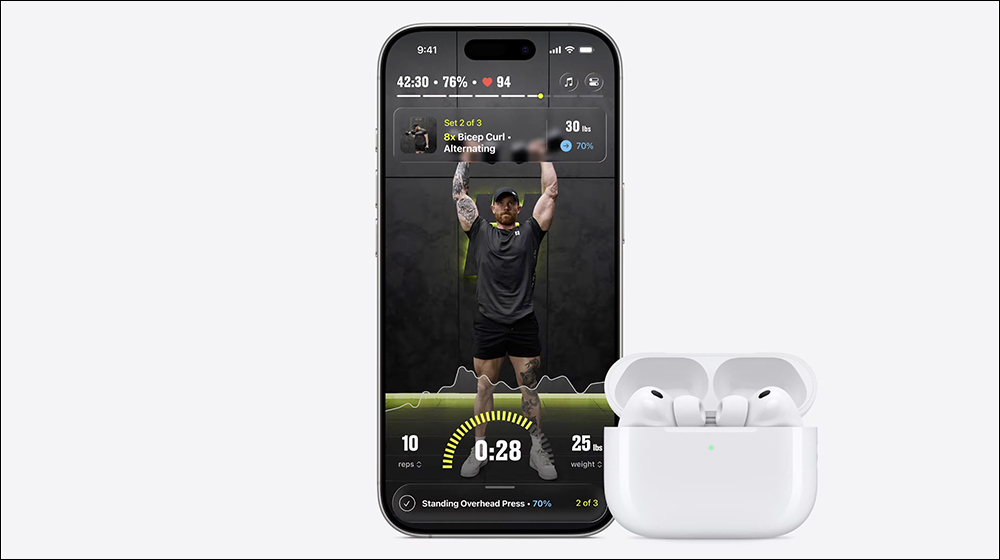 AirPods Pro 3 正式發表!採用全新設計、支援心率偵測、降噪效能提升 4 倍 - 電腦王阿達 AirPods Pro 3