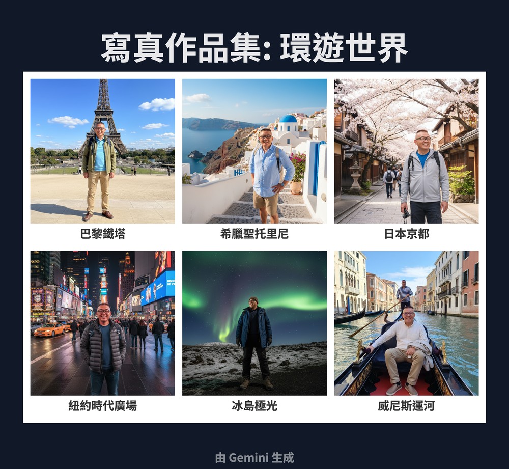 「寫真小精靈」幫你生成在世界各地景點拍照、專業證件照、運動的 Gemini AI 免費工具 - 電腦王阿達 「寫真小精靈」幫你生成在世界各地景點拍照、專業證件照、運動的 Gemini AI 免費工具 - 電腦王阿達