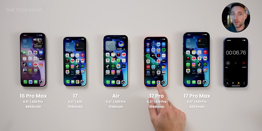 iPhone 17 全系列、 Air 與 16 Pro Max 電池續航大 PK!17 Pro 表現超乎預期 - 電腦王阿達 iPhone 17 全系列、 Air 與 16 Pro Max 電池續航大 PK!17 Pro 表現超乎預期 - 電腦王阿達