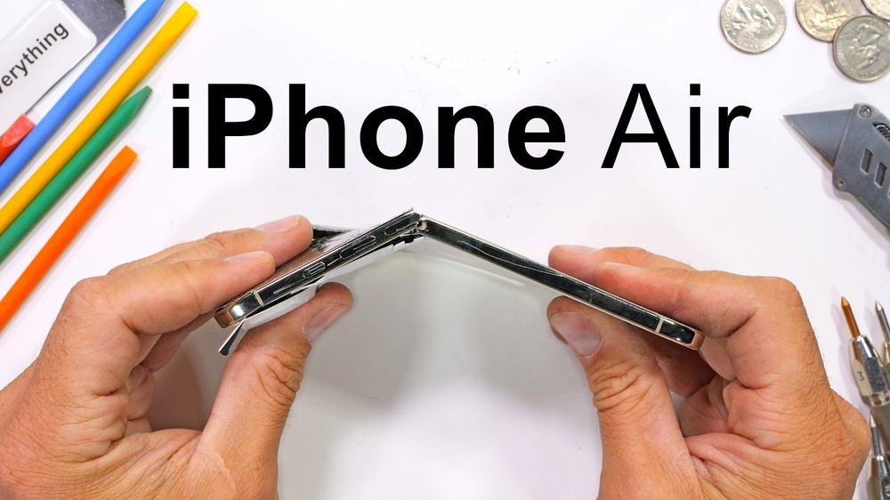 iPhone Air 暴力測試報告:有史以來最堅固的 iPhone,徒手折完全沒損傷 - 電腦王阿達 iPhone Air 暴力測試報告:有史以來最堅固的 iPhone,徒手折完全沒損傷 - 電腦王阿達