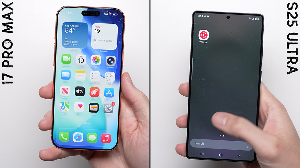 iPhone 17 Pro Max vs Galaxy S25 Ultra 跌落測試!誰才是真正的耐摔王? - 電腦王阿達 iPhone 17 Pro Max