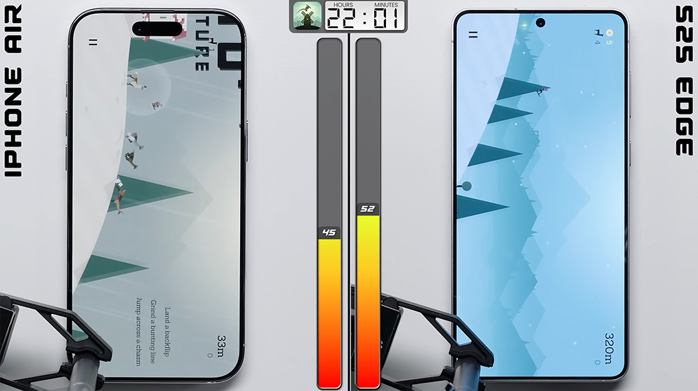 羽量級對決!iPhone Air 與 Galaxy S25 Edge 電池實測結果呈現拉鋸戰 - 電腦王阿達 iPhone Air