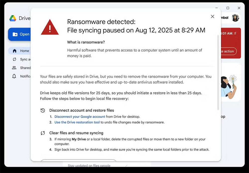 Google 雲端硬碟 AI 升級,可在勒索軟體被傳播前發現它 - 電腦王阿達 Google 雲端硬碟 AI 升級,可在勒索軟體被傳播前發現它 - 電腦王阿達